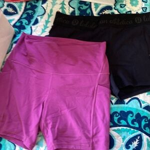 2 pairs of lululemon spandex shorts